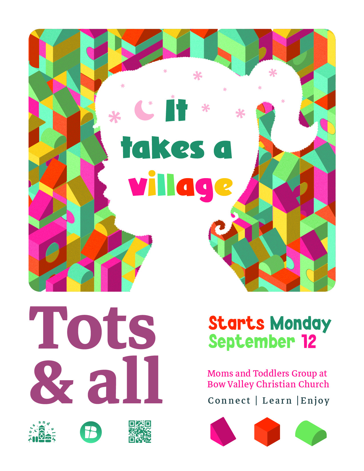Tots & All poster design